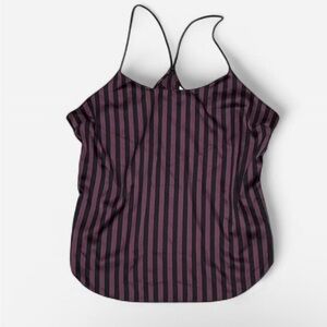 Victoria's Secret Purple and Black Striped Camisole